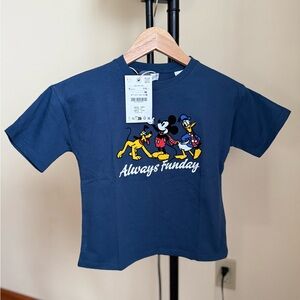 New Zara kids  MEDIUM WEIGHT MICKEY MOUSE AND FRIENDS © DISNEY T-SHIRT size 6
